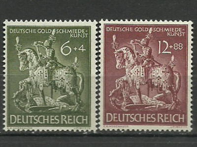 Deutsches Reich 1943 - Goldschmiede-kunst, serie neuzata foto