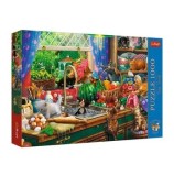 Cumpara ieftin Puzzle Trefl Premium Plus Tea Time - Pisici nazdravane , 1000 piese