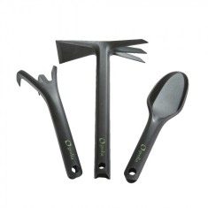Set 3 mini unelte pentru plantat, Maner fibra de sticla