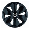 Set 4 Capace Roti Roco Negru R15, pentru Smart, Autohelix MSA