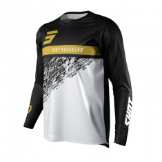 Tricou Tricou enduro motocross Shot Devo Roll Negru Gold