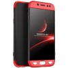 Carcasa Samsung Galaxy J3 2017 360&deg; 3in1 MyStyle Negru Rosu Protectie Socuri