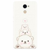 Husa silicon pentru Huawei Y7 Prime 2017, Family Bear