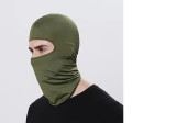 Cagula moto verde armata