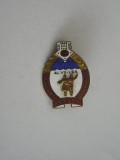 QW9 K 25 - Insigna - tematica arta - comunism - concurs artistic amatori - 1964, Romania de la 1950