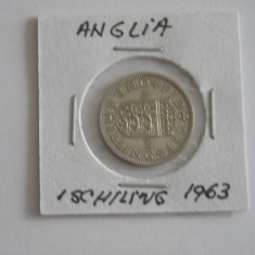 M3 C50 - Moneda foarte veche - Anglia - one shilling - 1963