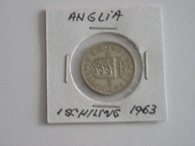 M3 C50 - Moneda foarte veche - Anglia - one shilling - 1963 foto