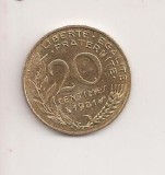 Moneda Franta - 20 Centimes 1981