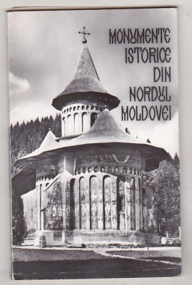 bnk cp Pliant 1964 Monumente istorice din nordul Moldovei - 10 cp foto