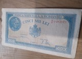 Romania 5000 lei 1945 20 decembrie