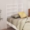 vidaXL Tăblie de pat, alb, 96x4x104 cm, lemn masiv de pin