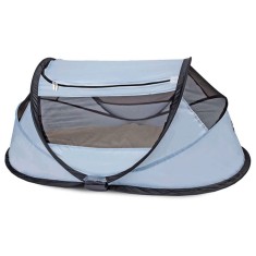 DERYAN Patu? calatorie pop-up BabyBox, cu plasa de insecte, bleu foto