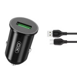 Incarcator auto Quick charge QC3.0 18W + cablu Micro USB Cod: XO-TZ12B