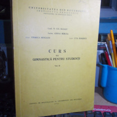 N. GH. BAIASU - CURS DE GIMNASTICA PENTRU STUDENTI * VOL. II , UNIV. BUC. , 1971