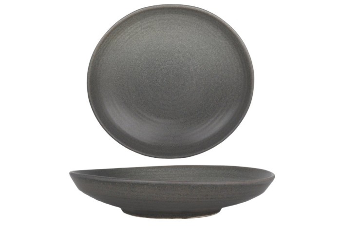 Bonna Farfurie ad&acirc;ncă - Hornfels - Porţelan - 26 cm (1000cc) - set de 6