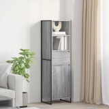 vidaXL Dulap pentru cărți Gri Sonoma 43 x 36 x 150.5 cm Lemn compozit 886627