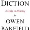 Poetic Diction: A Study in Meaning