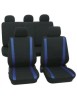 Set Huse Scaun Universale Samoa Petex Negru-Albastru