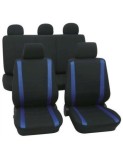 Set Huse Scaun Universale Samoa Petex Negru-Albastru