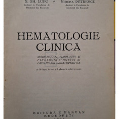 N. Gh. Lupu - Hematologie clinica (editia 1935)