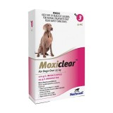 Moxiclear Dog XL 3 Pipete Antiparazitare Caini 25-40 KG Tratament Paraziti Interni Externi