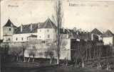 CP777N Vedere din Făgăraș, Fogaras V&aacute;r, Editura Adler &eacute;s Fia, Brașov, 1918, circulată Lipova