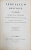 JERUSALEM DELIVREE, POEME DU TASSE . TOM II - PARIS, 1803