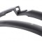 Set 2 aparatori roti biciclete, Simpla GP PRO, pentru fata si spate, culoare neg... Cod:B355