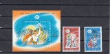 ROMANIA 1985 LP 1121 LP 1122 ANUL INTERNATIONAL AL TINERETULUI MNH, Nestampilat