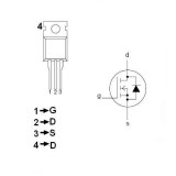 Tranzistor mos canal n 600v 4a 100w, Oem