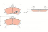 TRW GDB1198 COTEC set placute frana,frana disc
