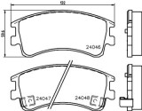 Placute frana fata Mazda 6 (Gg), 06.2002-12.2008, marca SRLine S70-0203