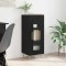 vidaXL Bufet Stejar negru 34 x 34.5 x 90 cm Lemn compozit 881590