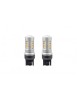 Set 2 becuri Led Auto Portocaliu T20 W21W Canbus cu 24SMD simpla intensitate 12-24V Portocaliu, Amio