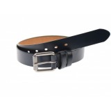 Curea barbati eleganta, din piele naturala, bluemarin 3.5 cm - DR1216BLM