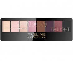 Paleta Profesionala de Farduri EVELINE Twilight Eyeshadow Palette, 8 nuante foto