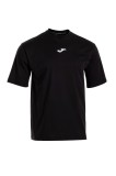 Tricou Barbati Joma Step Negru Bumbac 100% Guler Rotund Respirabil Confortabil Antialergic