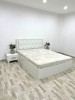 Pat Amelia 160 cm x 200 cm Alb cu Set Noptiere fara Saltea