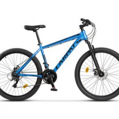 Bicicleta MTB-HT Carpat SPARTAN C26581A, roti 26inch, 21 viteze, cadru Hardtail 431 mm (Albastru/Negru)