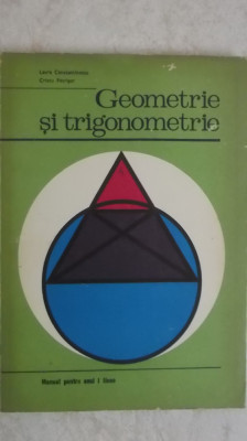 Laura Constantinescu, Cristu Petrisor - Geometrie si trigonometrie, manual foto
