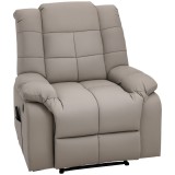 HOMCOM Fotoliu de Relaxare cu Masaj din Piele Artificiala | Aosom Romania