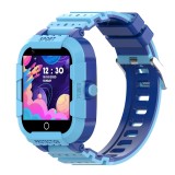 Ceas Smartwatch Pentru Copii Wonlex CT12 cu Functie telefon, Localizare GPS, Apel video, Pedometru, Contacte, Alarma, Albastru