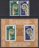 Cayman 1975 - Crăciun, Serie + Colita, MNH