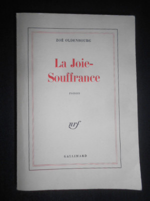Zoe Oldenbourg - La Joie Souffrance (1980) foto