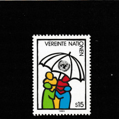 Natiunile Unite Vienna 1985-Simbol UNO.,dantelate,MNH,Mi.50