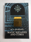 MAGIC SQUARES AND CUBES - W. S. ANDREWS