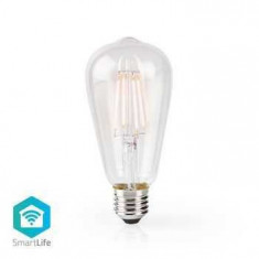 Wi-Fi Smart LED Filament Bulb | E27 | ST64 | 5 W | 500 lm foto