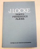 TEXTE PEDAGOGICE ALESE-J. LOCKE 1962