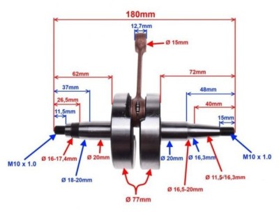 Ambielaj Derbi Senda D50B0 M1 foto