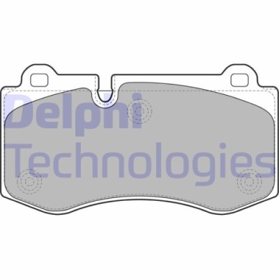 Delphi set placute frana, frana disc foto